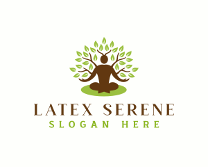 People Tree Wellness Serenity logo design