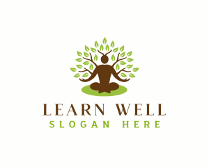 People Tree Wellness Serenity logo design