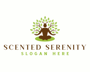 People Tree Wellness Serenity logo design