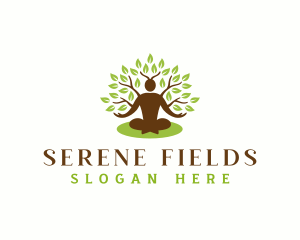 People Tree Wellness Serenity logo design