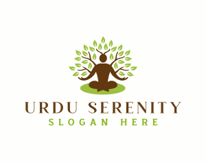 People Tree Wellness Serenity logo design