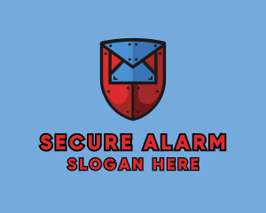 Envelope Shield Security logo design