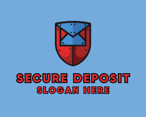 Envelope Shield Security logo design