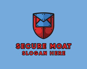 Envelope Shield Security logo design