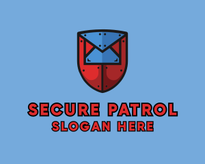 Envelope Shield Security logo design