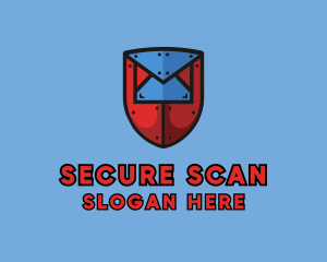 Envelope Shield Security logo design