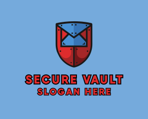 Envelope Shield Security logo design