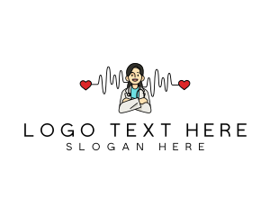 Medical - Medical Heartbeat Cardiologist logo design