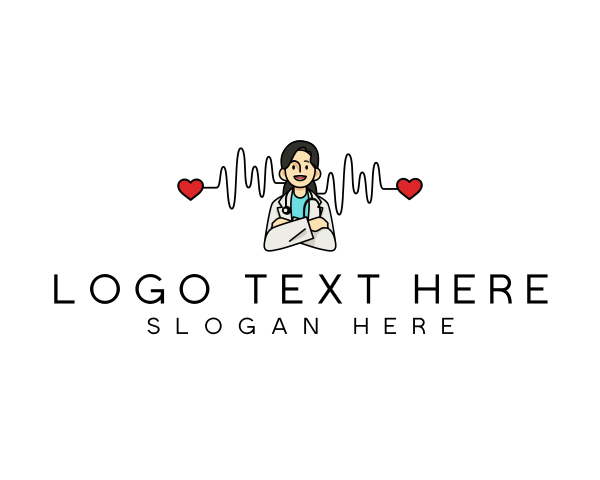 Heartbeat logo example 1