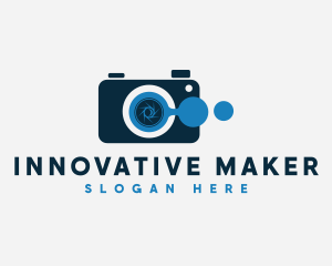 Entertainment Camera Shutter logo design