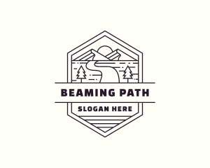 Mountain Path Journey logo design