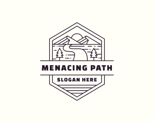 Mountain Path Journey logo design