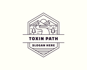 Mountain Path Journey logo design