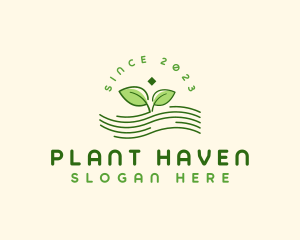 Plant Sprout Farm logo design