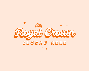 Crown Princess Birthday logo design