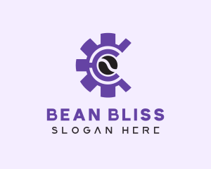 Industrial Coffee Bean logo design