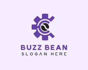 Industrial Coffee Bean logo design