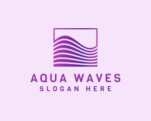 Coastal Water Wave logo design