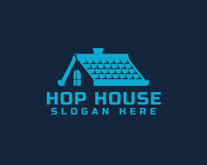 House Roof Property logo design