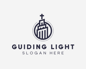 Religious Church Tower logo design