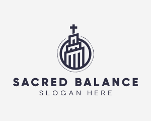 Religious Church Tower logo design