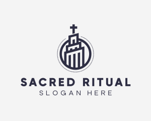 Religious Church Tower logo design