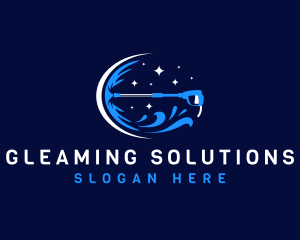 Power Wash Water Sanitation logo design