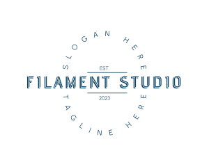 Generic Hipster Studio logo design