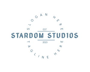 Generic Hipster Studio logo design