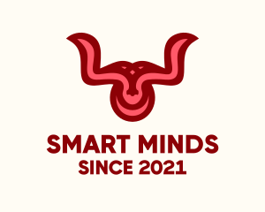 Bull Horns Ornament logo
