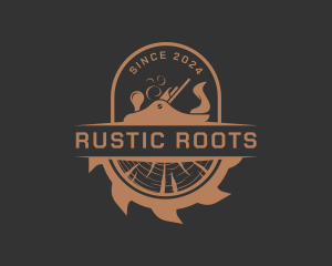 Lumberjack Wood Workshop logo design