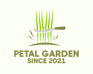 Sickle Grass Cutter  logo design