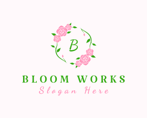 Flower Rose Florist logo design