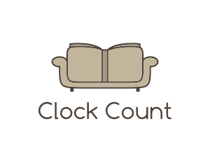 Brown Book Sofa logo design