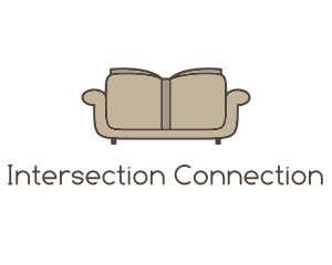 Brown Book Sofa logo design