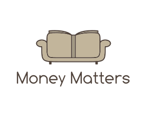 Brown Book Sofa logo design