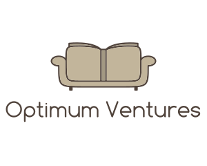 Brown Book Sofa logo design