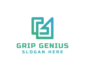 Generic Abstract G Outline logo design