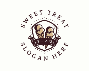 Gelato Ice Cream logo design