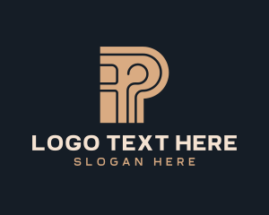 Corporation Business Letter P logo