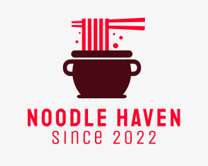 Oriental Pot Noodles  logo design