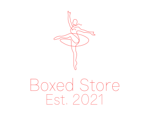 Pink Ballet Instructor  logo design