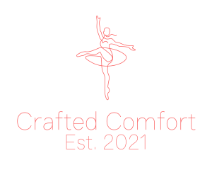 Pink Ballet Instructor  logo design