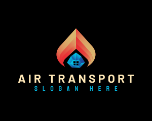 Home Temperature Exhaust logo design