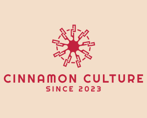Mayan Culture Symbol logo