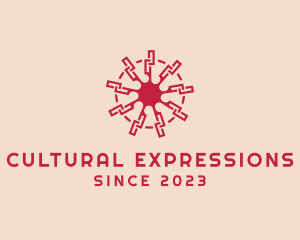 Mayan Culture Symbol logo