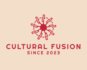 Mayan Culture Symbol logo