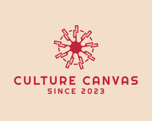 Mayan Culture Symbol logo