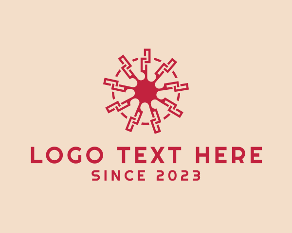 Mayan Culture Symbol logo