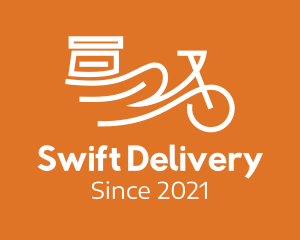 Package Delivery Bike  logo design